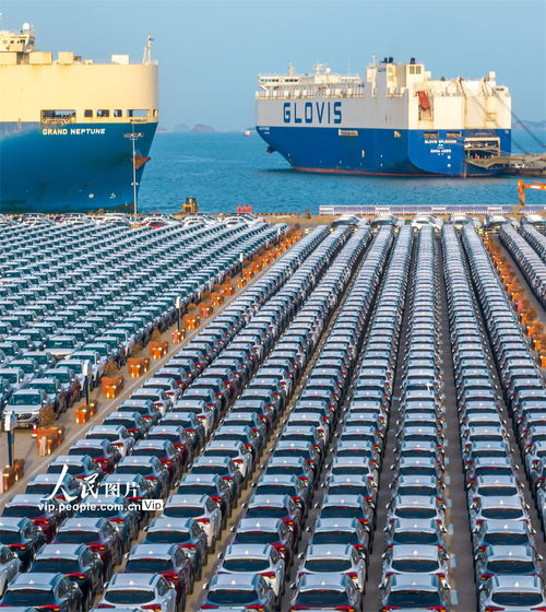 山東煙臺 車輛排隊 出海