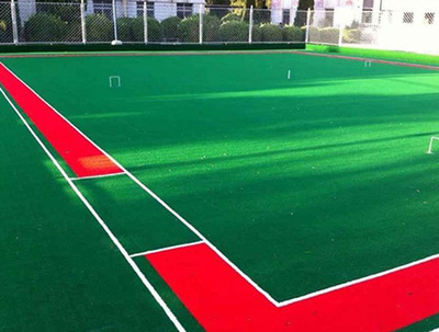 張掖足球場人造草坪鋪裝