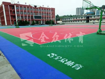 籃球場拼裝地板施工方案